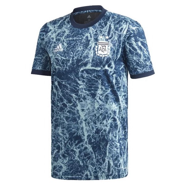 Trainingsshirt Argentinien 2021 Blau Günstige Fußballtrikots